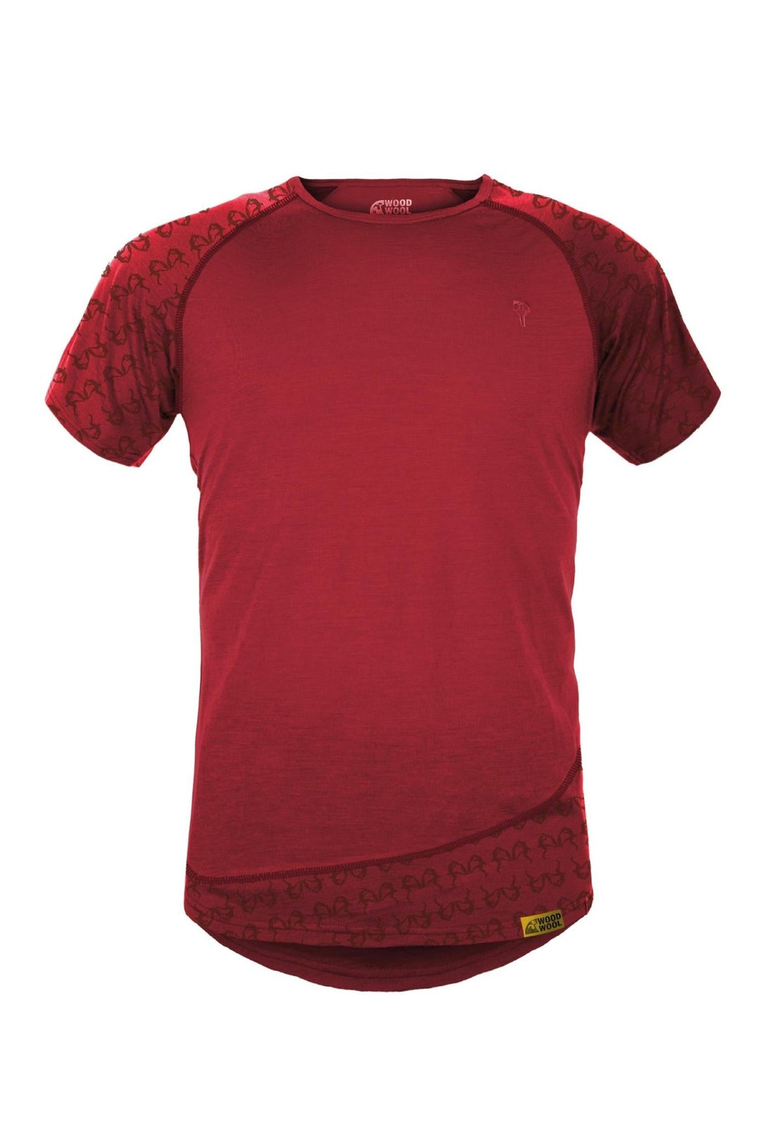 WoodWool T-shirt Mr Sulu Boulder Fired Red Brick 