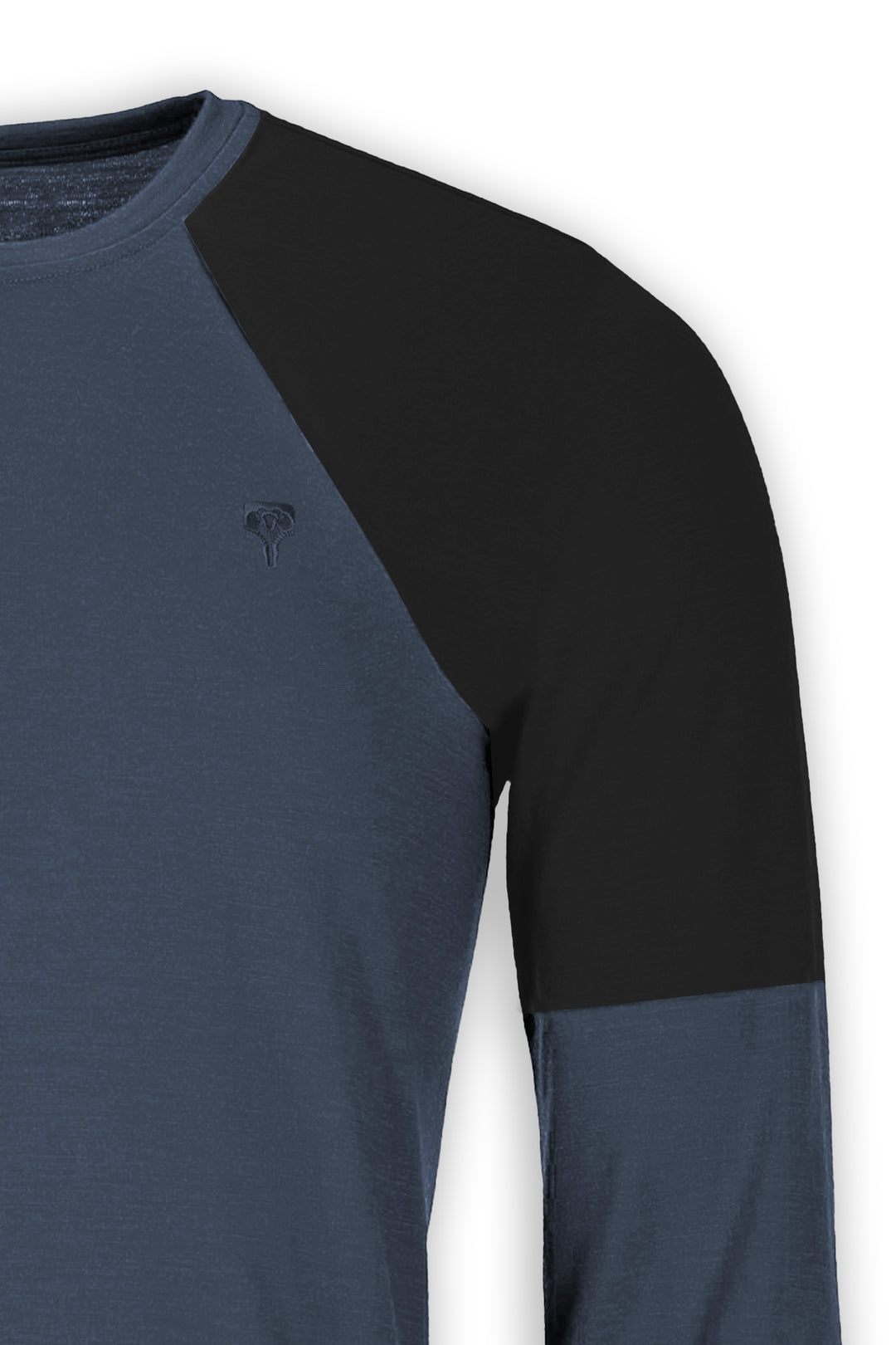 WoodWool Longsleeve Mr. Picard | Ocean Cavern - Black