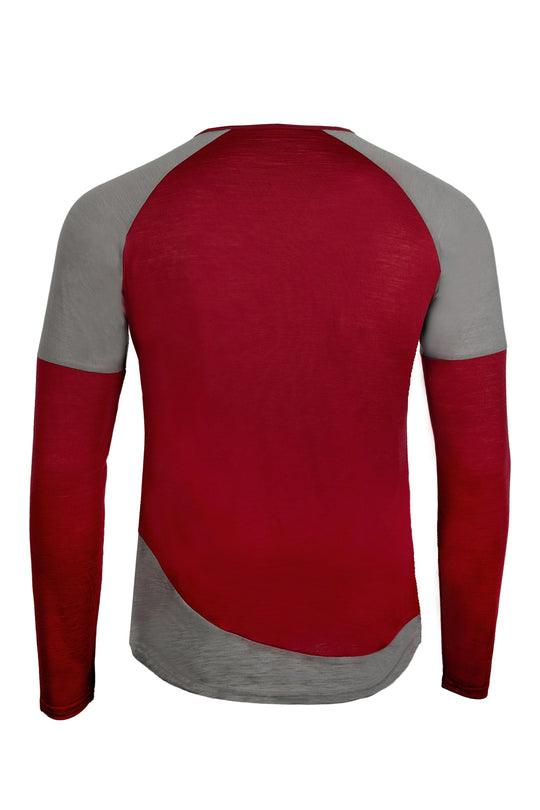 Woodwool t-shirt Longsleeve Mr Picard Rot Rucken