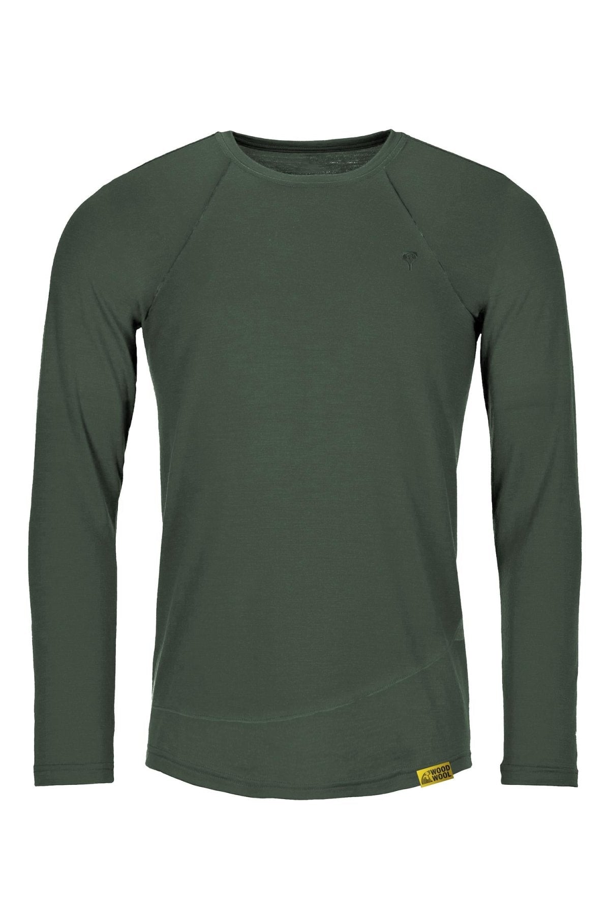 WoodWool Longsleeve Mr. Archer | Bayberry Green
