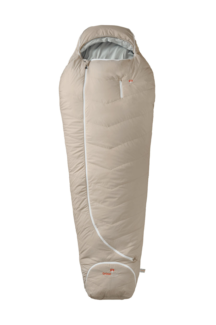 hochwertiger Tropenschlafsack mit Wollisolation 