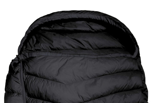 Gruezi bag DownWool Extreme light 2.0 Black Edition Regular Kopfteil