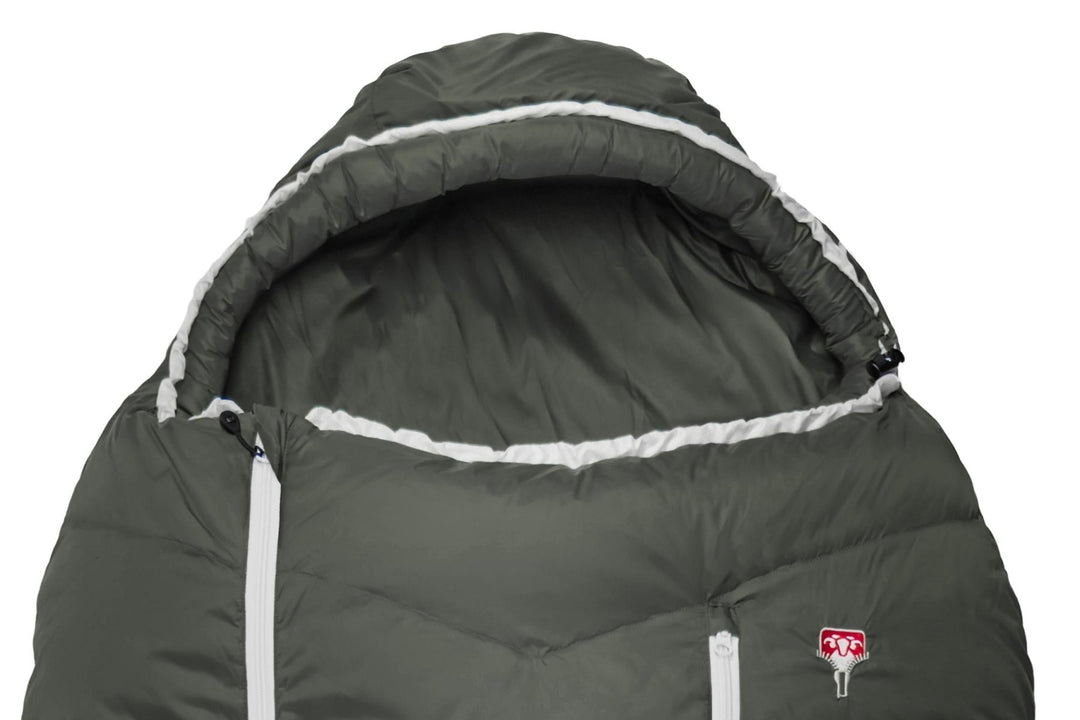 Gruezi bag Schlafsack DownWool Summer 2.0 Long Kopfteil