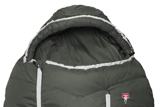 Gruezi bag Schlafsack DownWool Summer 2.0 Long Kopfteil