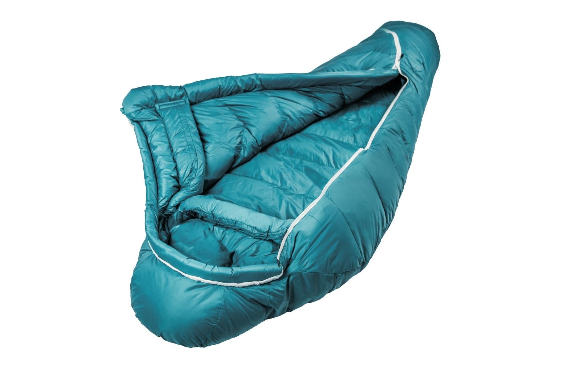 Gruezi bag DownWool sleeping bag Subzero 2.0 Regular side view open