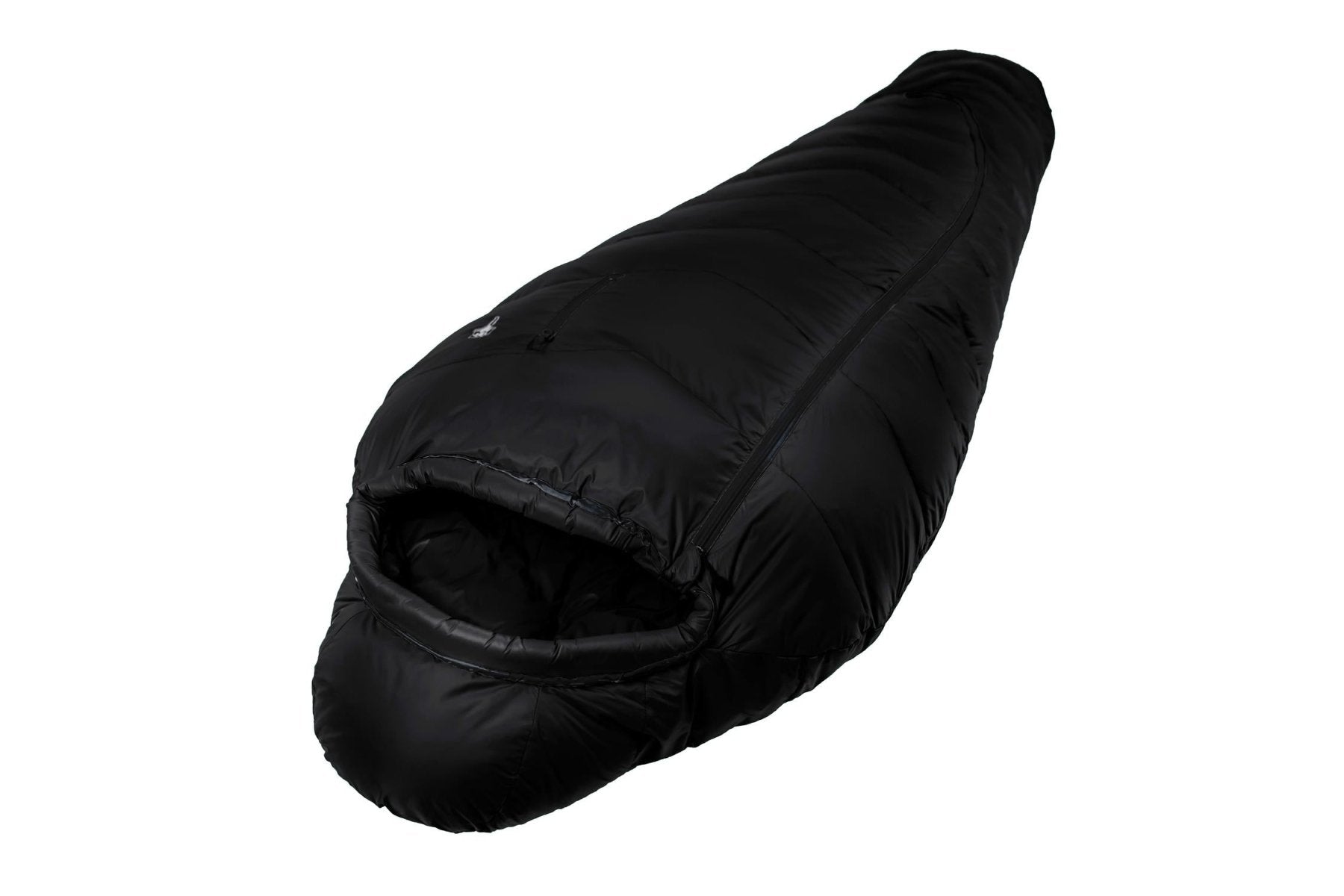 Gruezi bag sleeping bag DownWool Subzero 2.0 Black Edition Long side view