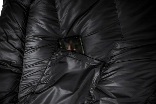 Gruezi bag Schlafsack DownWool Subzero 2.0 Black Edition Long Innentasche