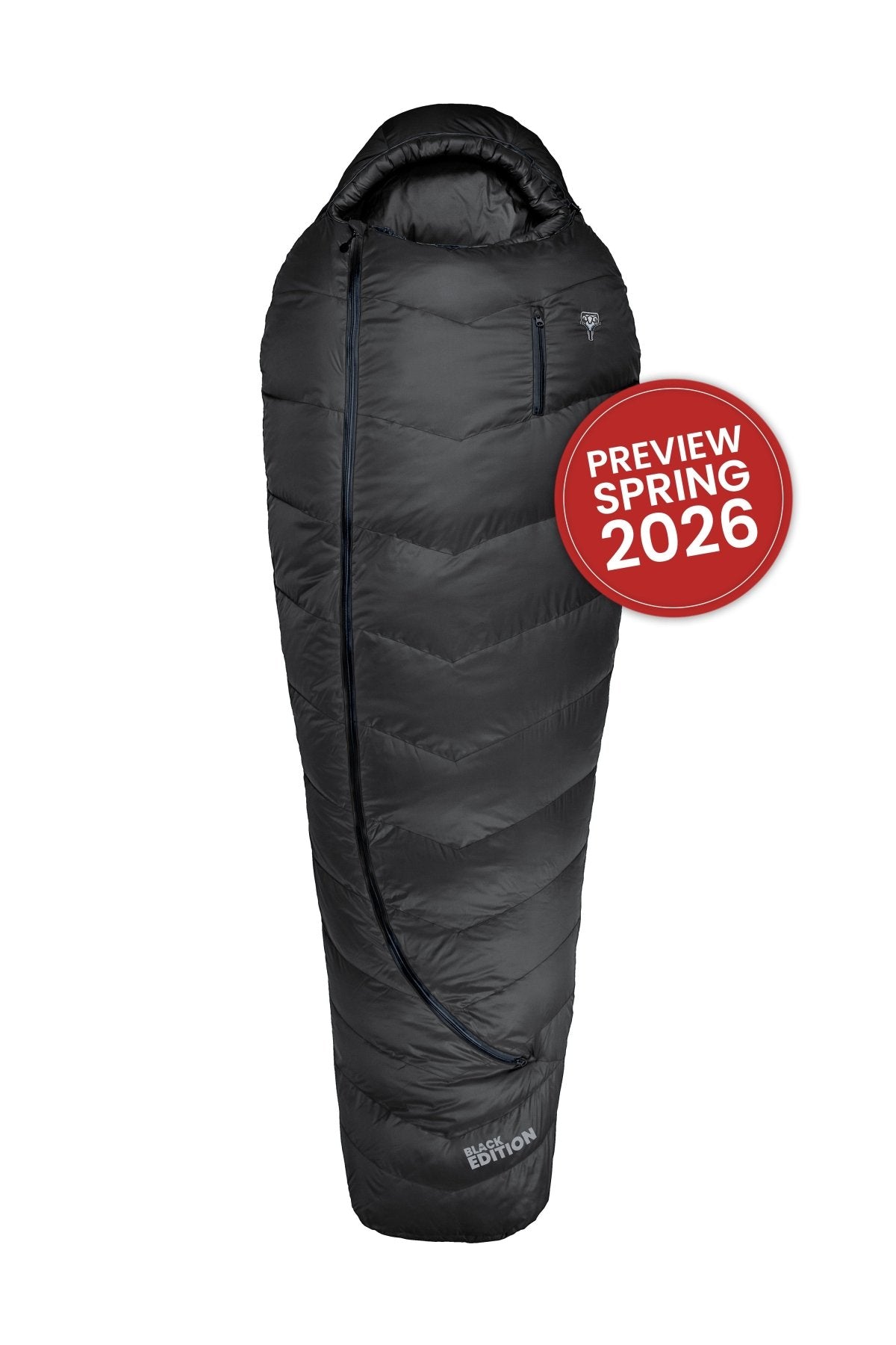 DownWool Subzero 2.0 sleeping bag long | BLACK EDITION | -8°C