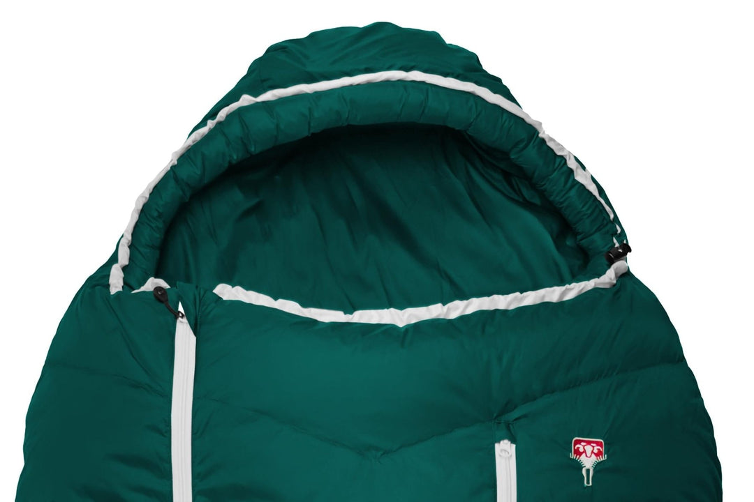 Gruezi bag Schlafsack DownWool Summer light 2.0 Regular Kopfteil