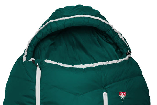 Gruezi bag Schlafsack DownWool Summer light 2.0 Regular Kopfteil