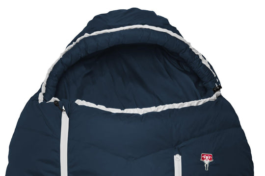 Gruezi bag Schlafsack DownWool Summer light 2.0 Extra Long Kopfteil