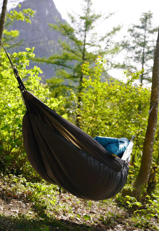 Der Underquilt im Einsatz