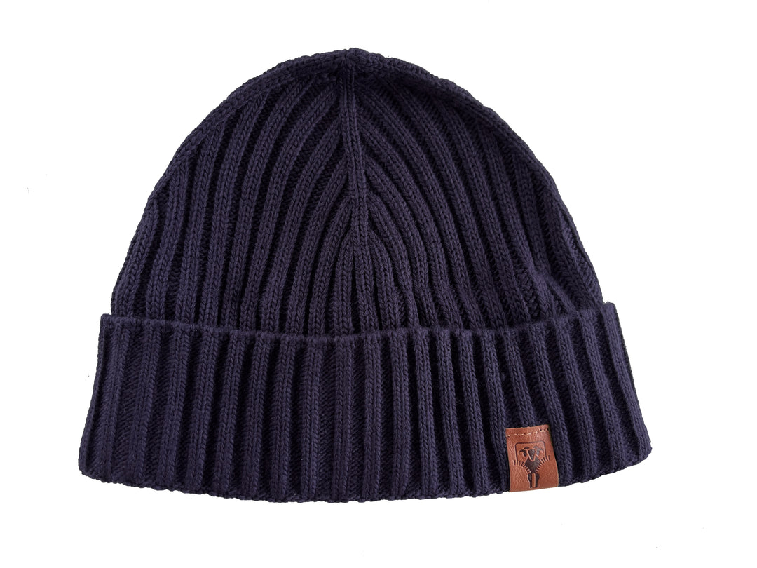 MERINO-FISHERMAN BEANIE GRÜEZI BAG - Saphir Blue