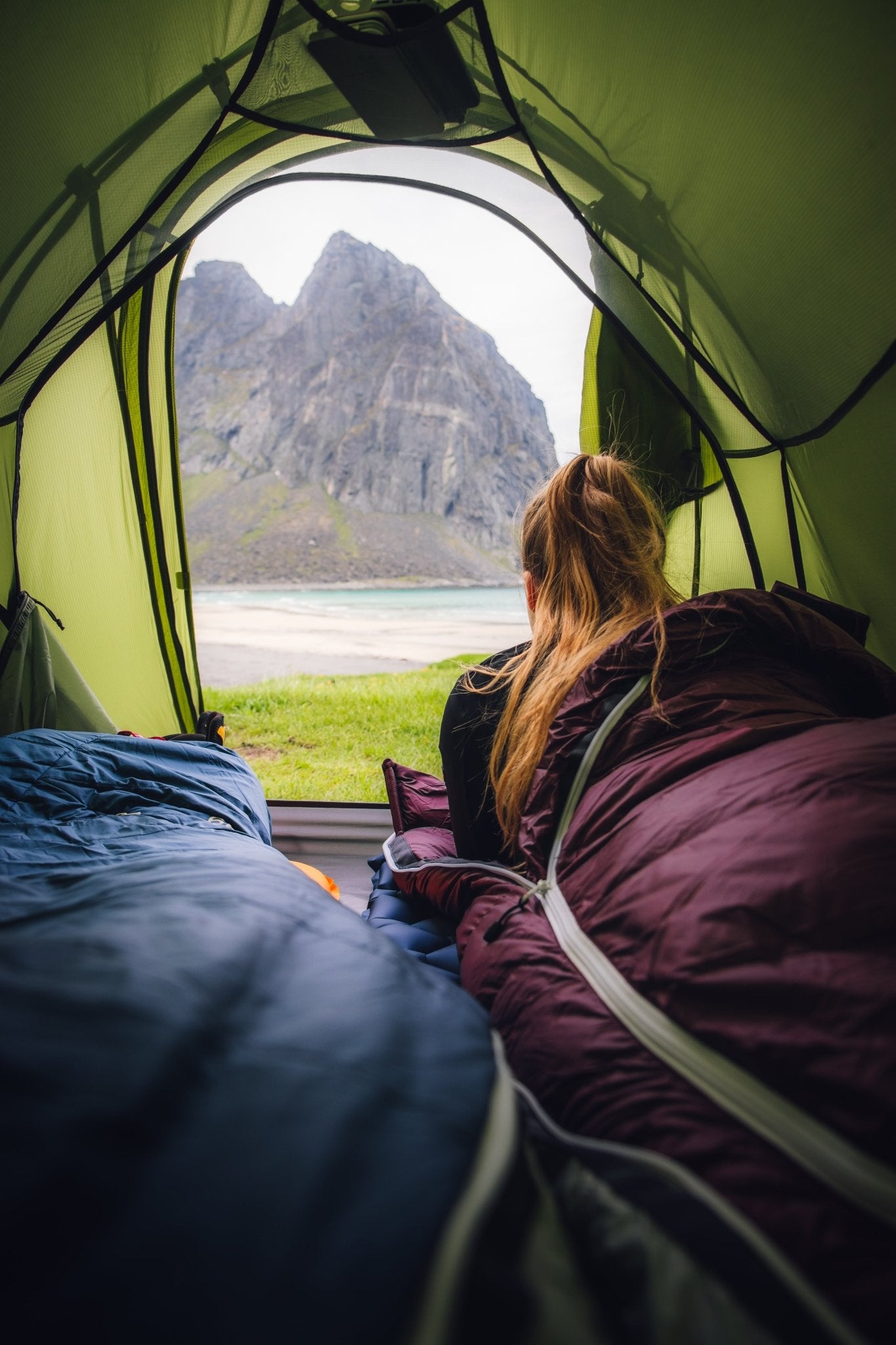 Schlafsack Biopod Wolle Zelt