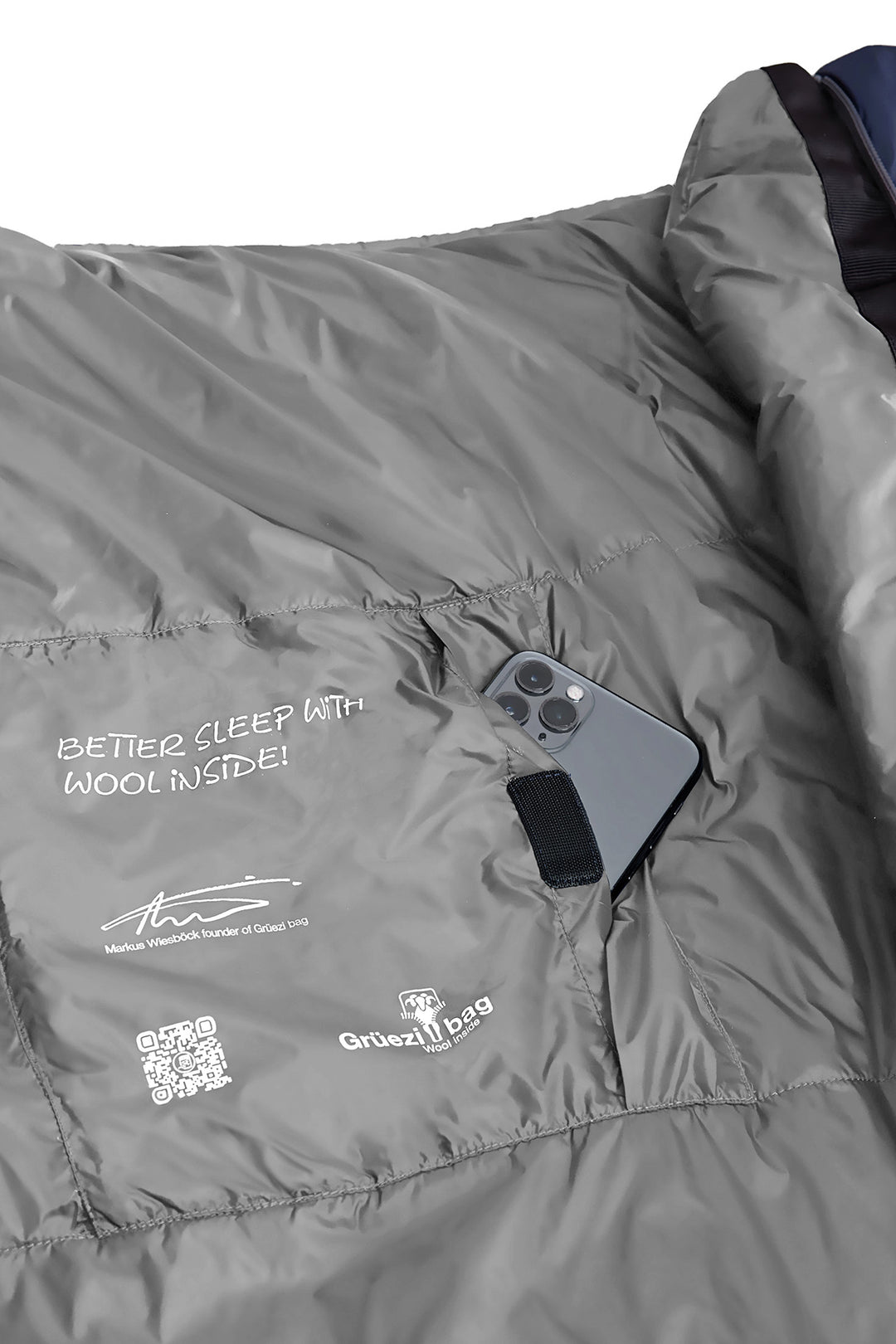 Wolle Zero XL | Night Blue Mumienschlafsack