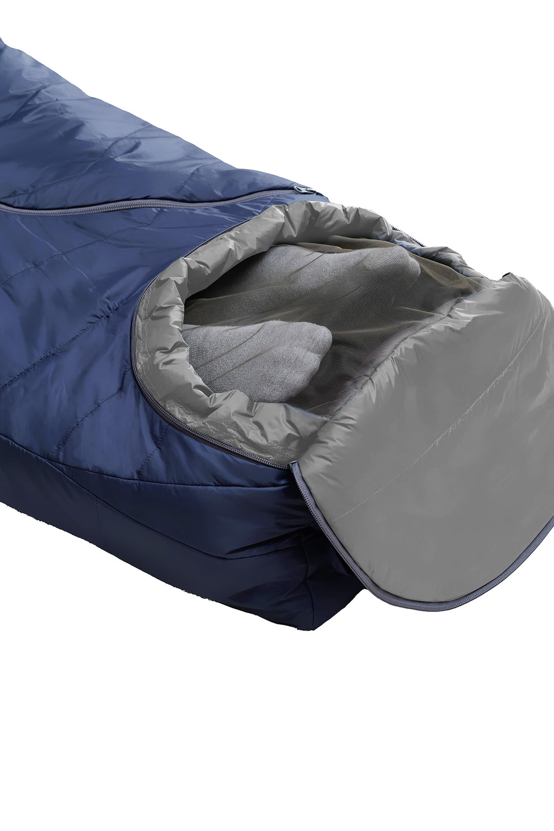 Wolle Zero XL | Night Blue Mumienschlafsack