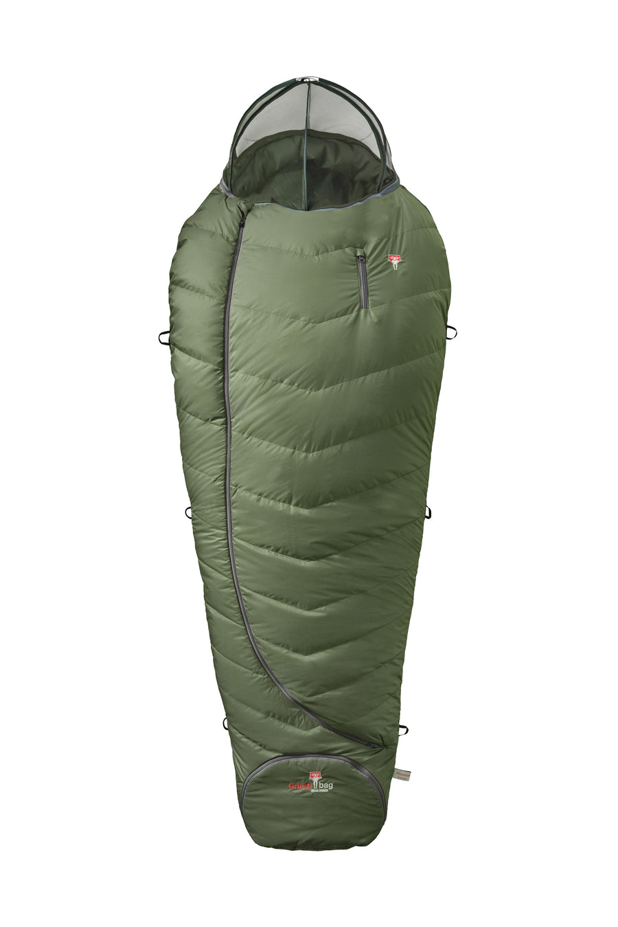 Grüezi bag Survival Mumienschlafsack in XXL