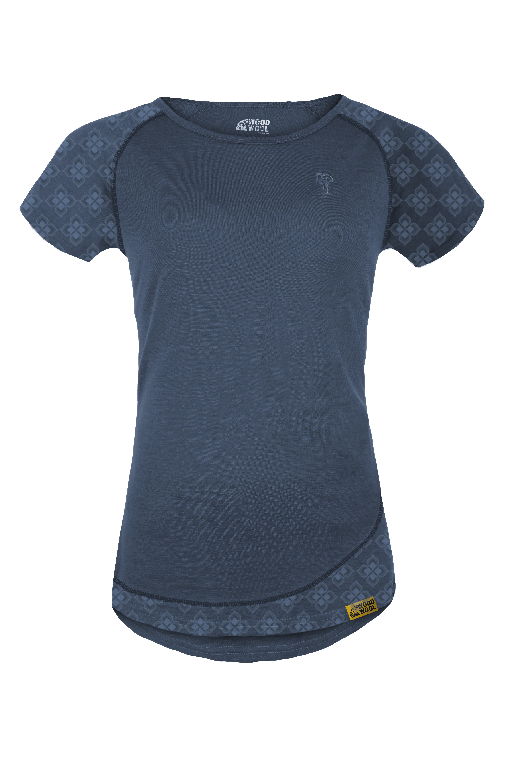 WoodWool T-Shirt Lady Tilly Allover