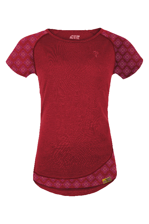 WoodWool T-Shirt Lady Tilly Allover
