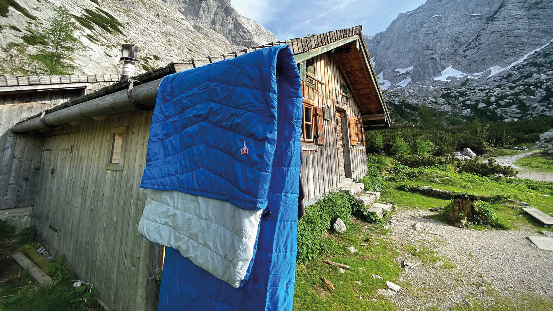 Hüttenschlafsack mit Wolle, Schlafsack mit Wollfüllung