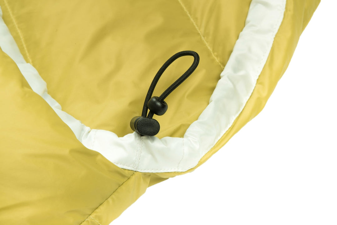 Gelber Schlafsack DownWool Extreme light 2.0 Extralong Kordel von der Marke Grüezi bag