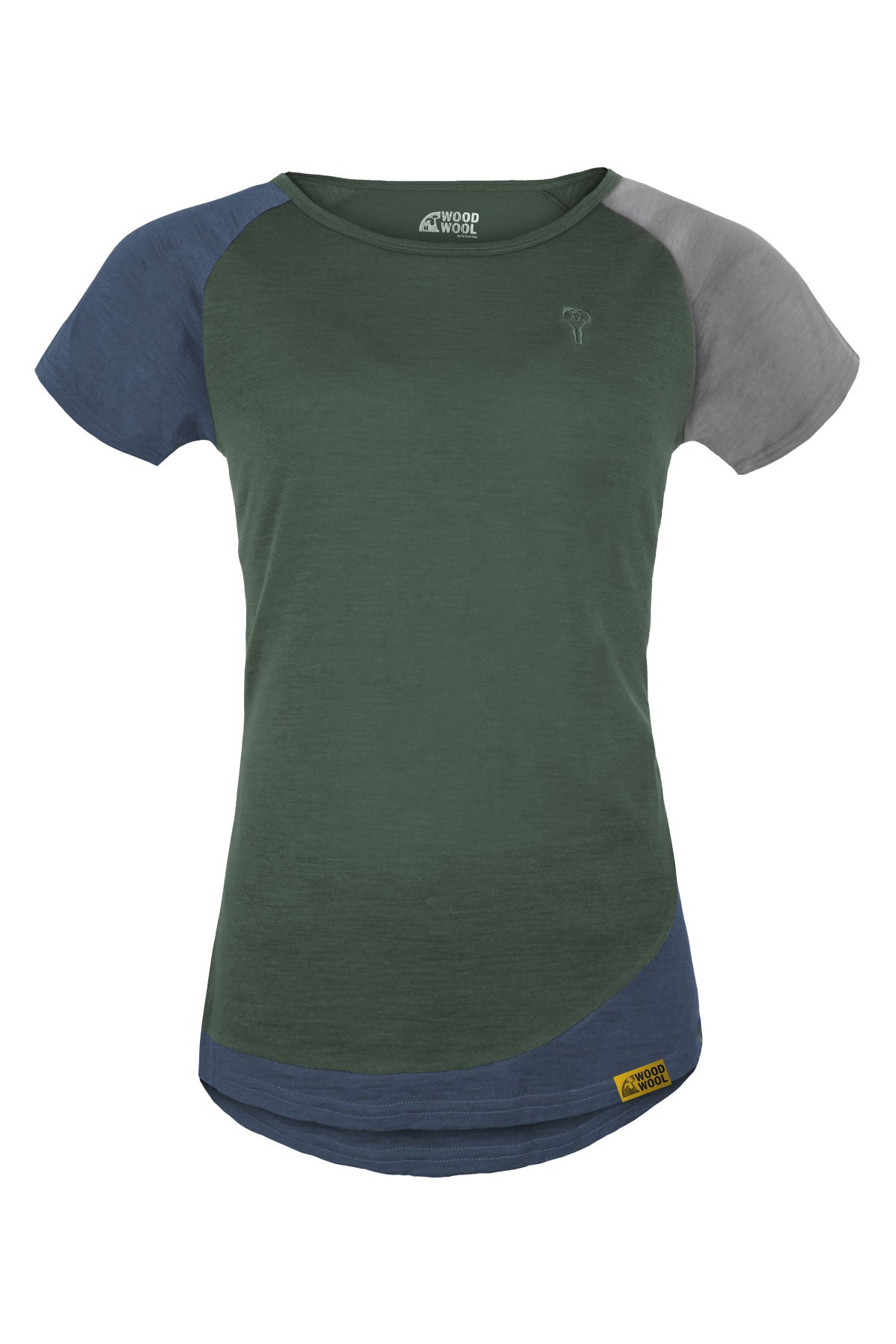 WoodWool T-Shirt Lady Janeway - Bayberry Green