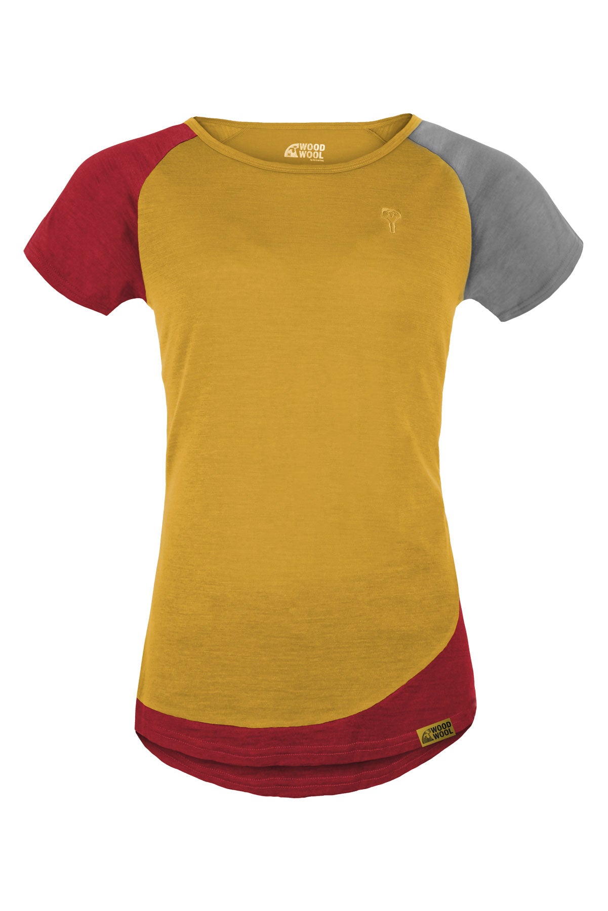 WoodWool T-Shirt Lady Janeway - Daisy Daze Yellow
