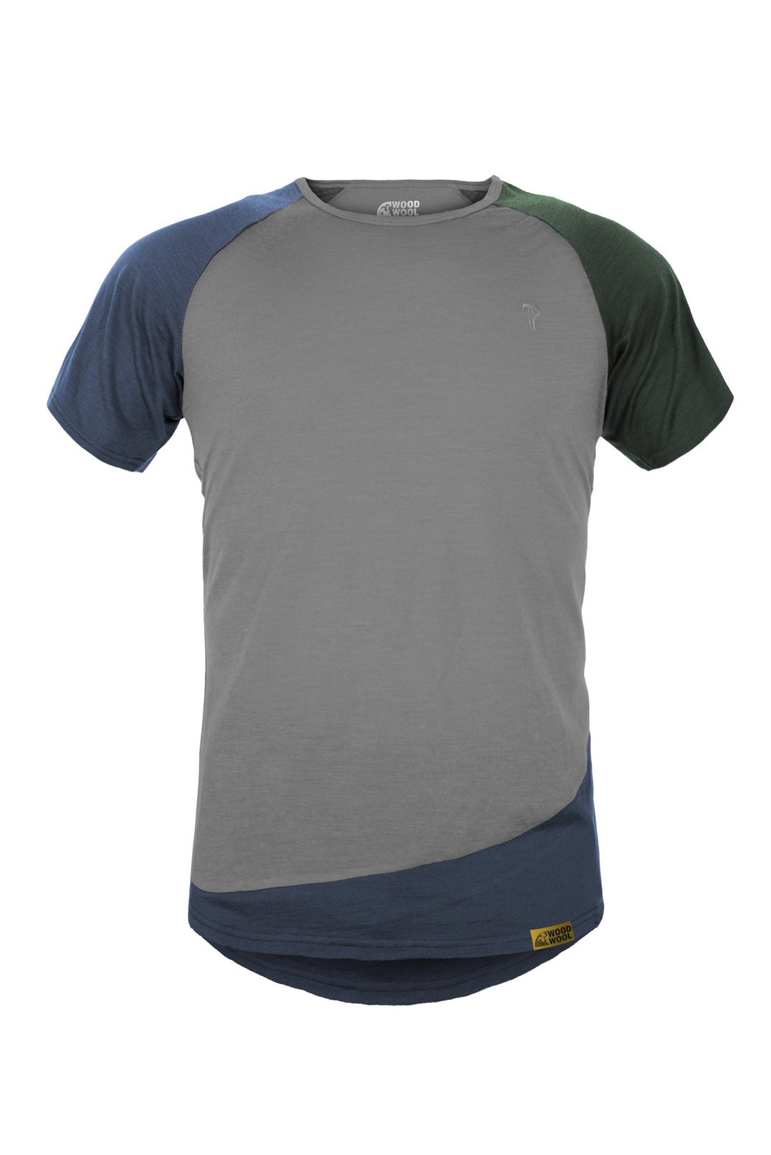 WoodWool T-Shirt Mr. Kirk - Slate Grey