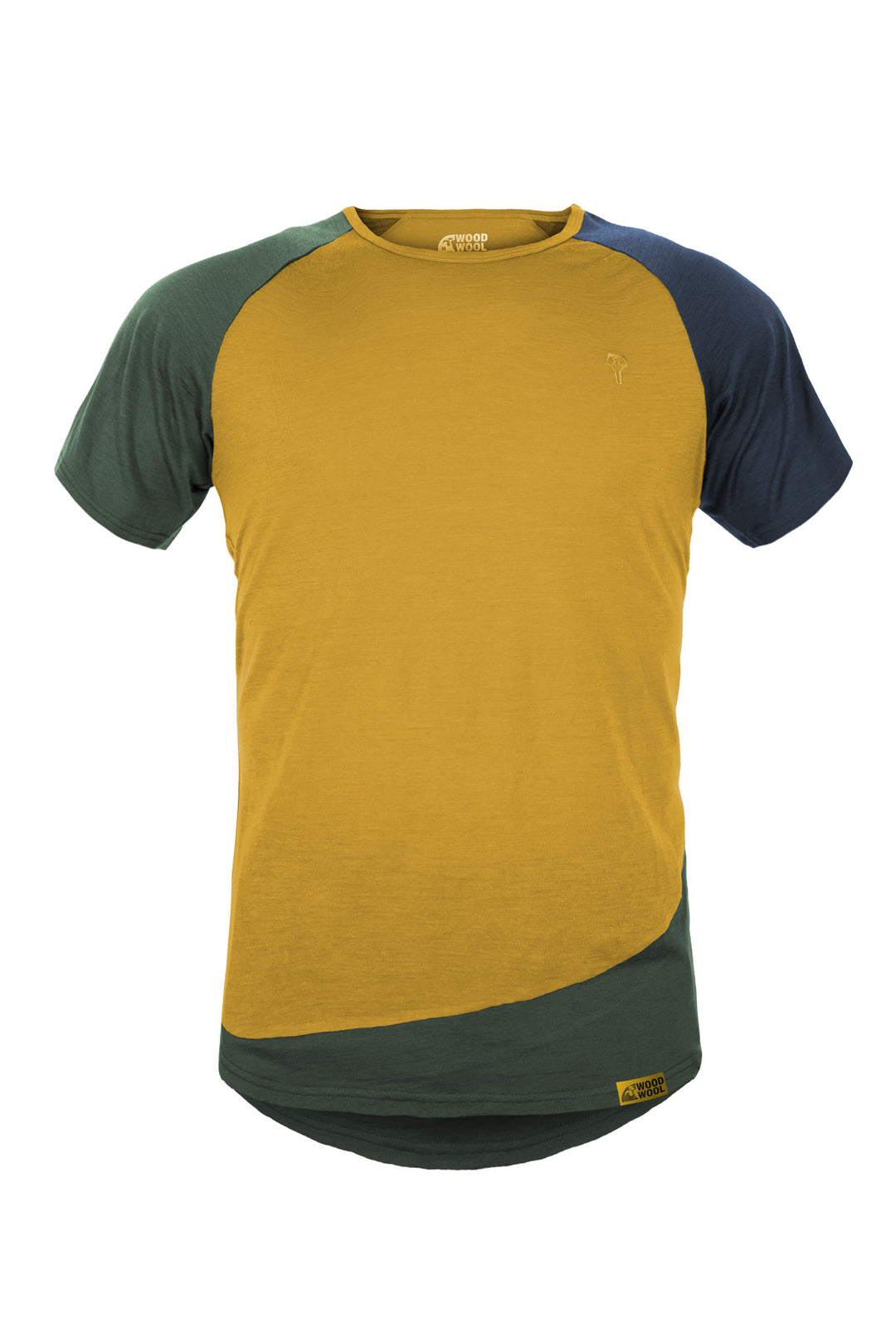 WoodWool T-Shirt Mr. Kirk - Daisy Daze Yellow