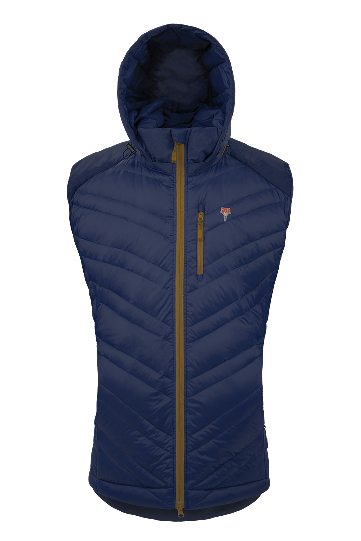 The Lightful DownWool Vest M | SAPHIR BLUE