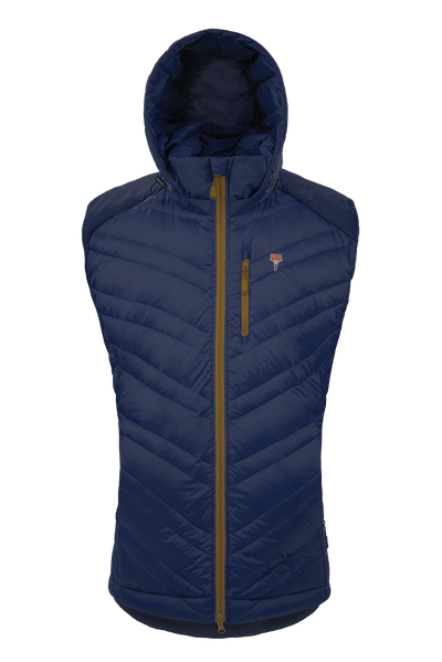 The Lightful DownWool Vest M | SAPHIR BLUE