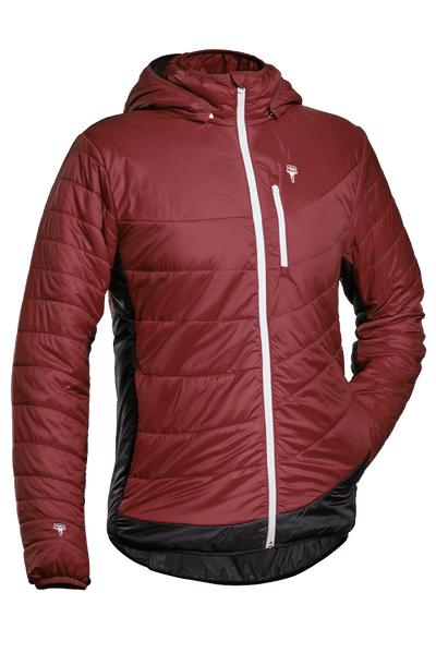 Refreshful SilkWool Jacket | Cherry - Black  M