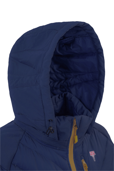 The Lightful DownWool Jacket W | BLEU SAPHIR