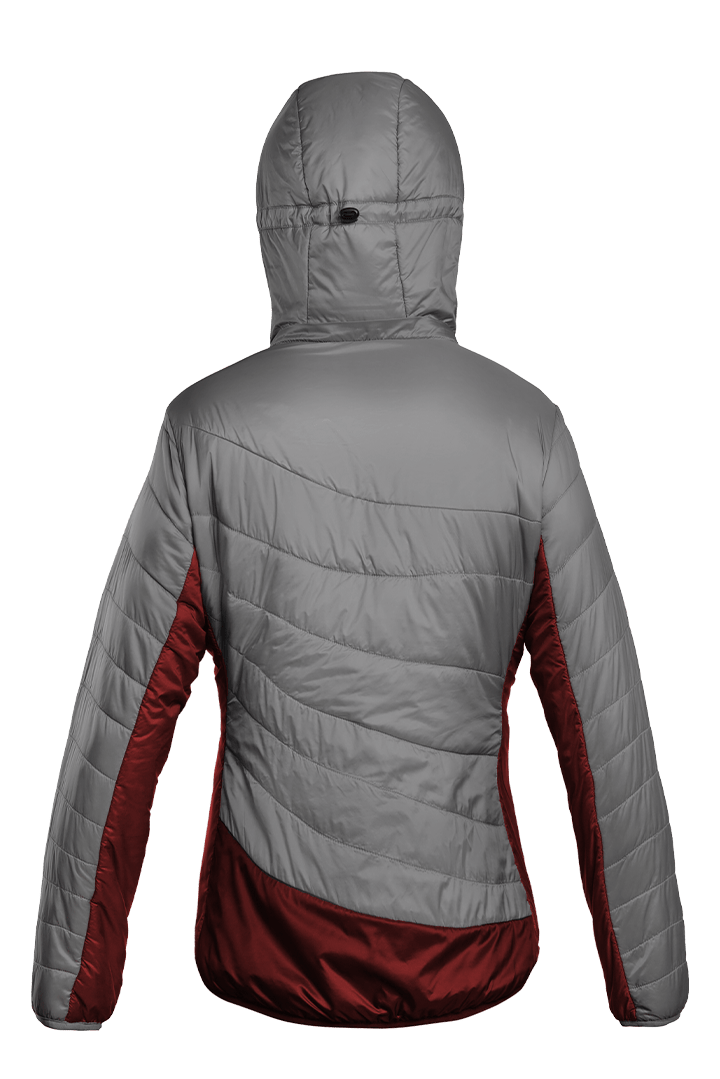 Refreshful SilkWool Jacket | Grey - Cherry  W