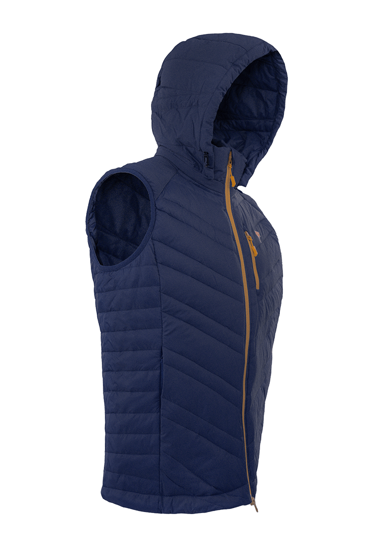 The Lightful DownWool Vest M | BLEU SAPHIR