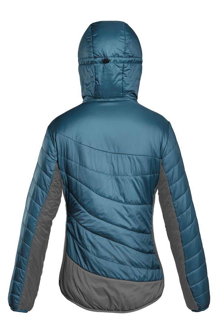 Refreshful SilkWool Jacket | Saphir Blue - Grey  W