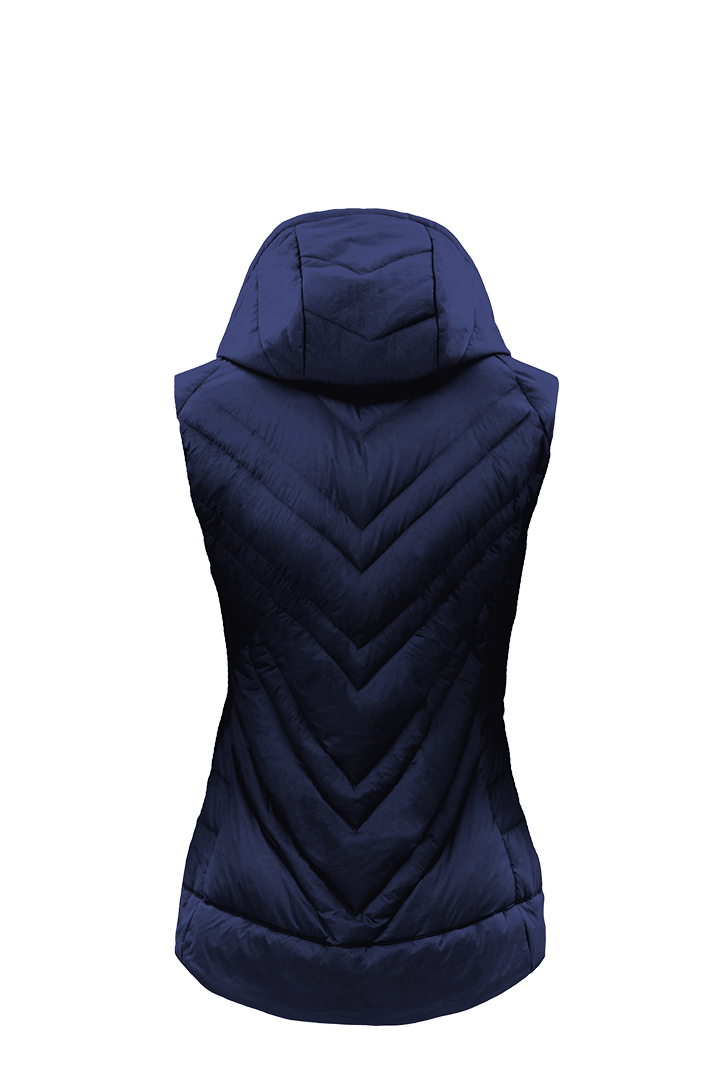Grüezi bag Lightful DownWool Vest W - Verlängerter Rücken