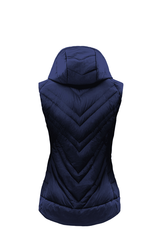 The Lightful DownWool Vest W | BLEU SAPHIR
