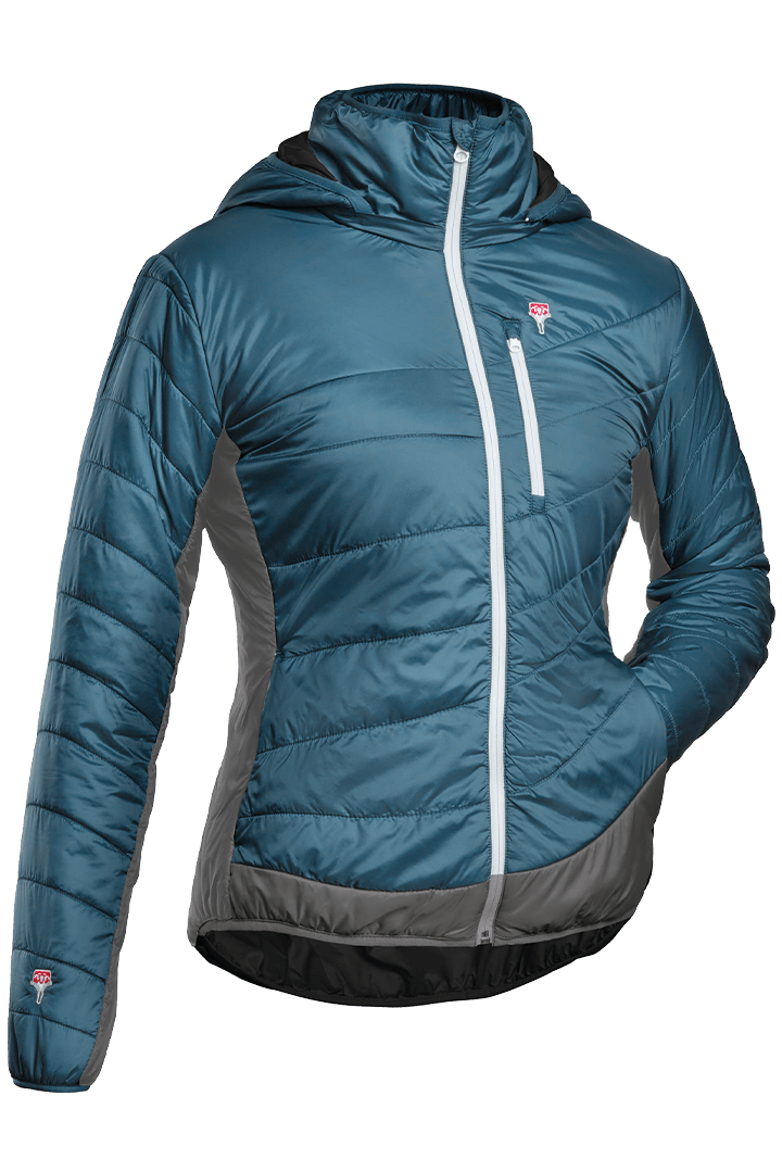 Refreshful SilkWool Jacket | Saphir Blue - Grey  W