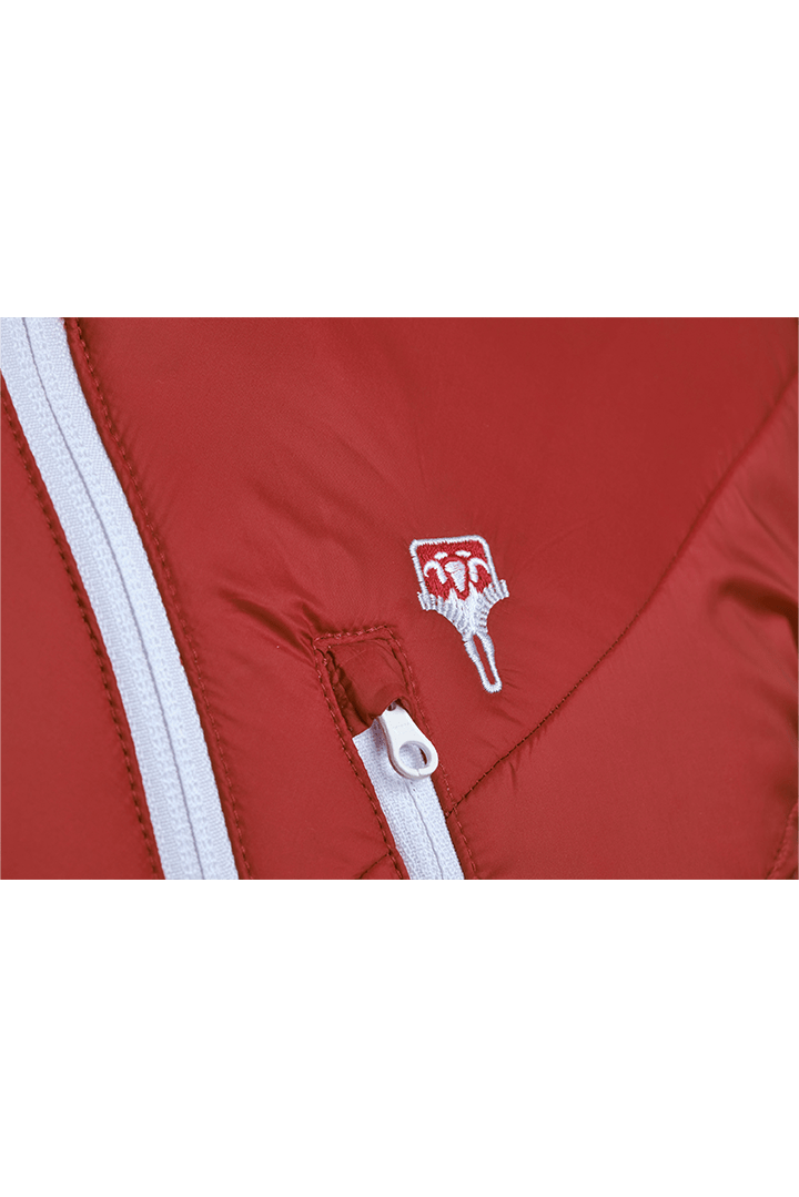 Refreshful SilkWool Jacket | Cherry - Grey  W