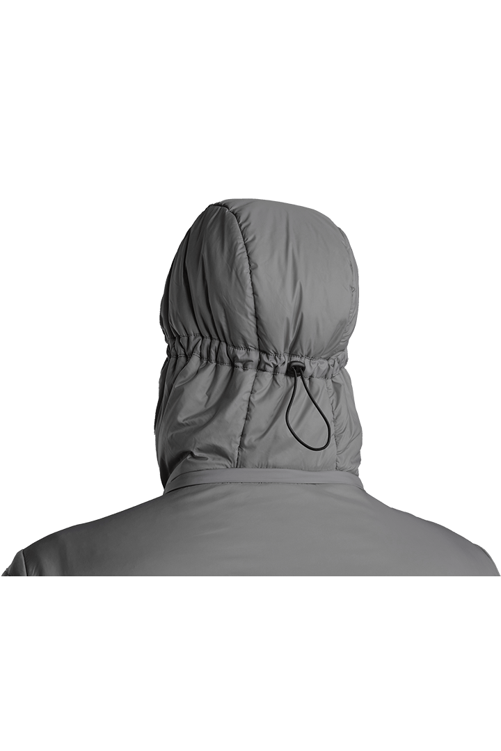 Refreshful SilkWool Jacket | Grey - Cherry  M