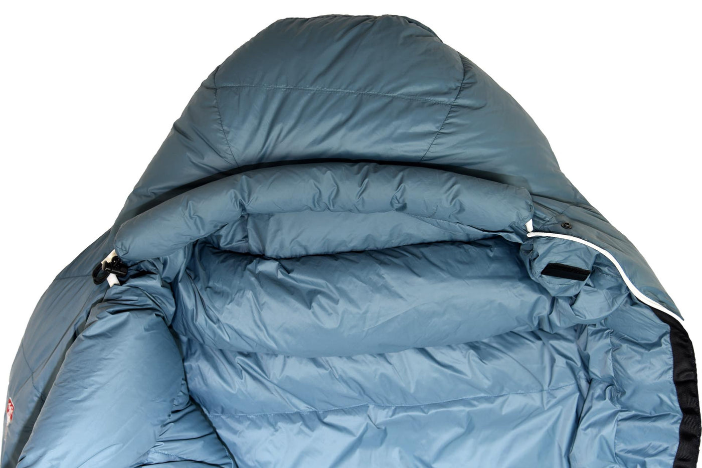 Wollschlafsack Grüezi bag Biopod Down Hybrid Ice Cold 200 - Wärmekragen mit Zugbandtasche