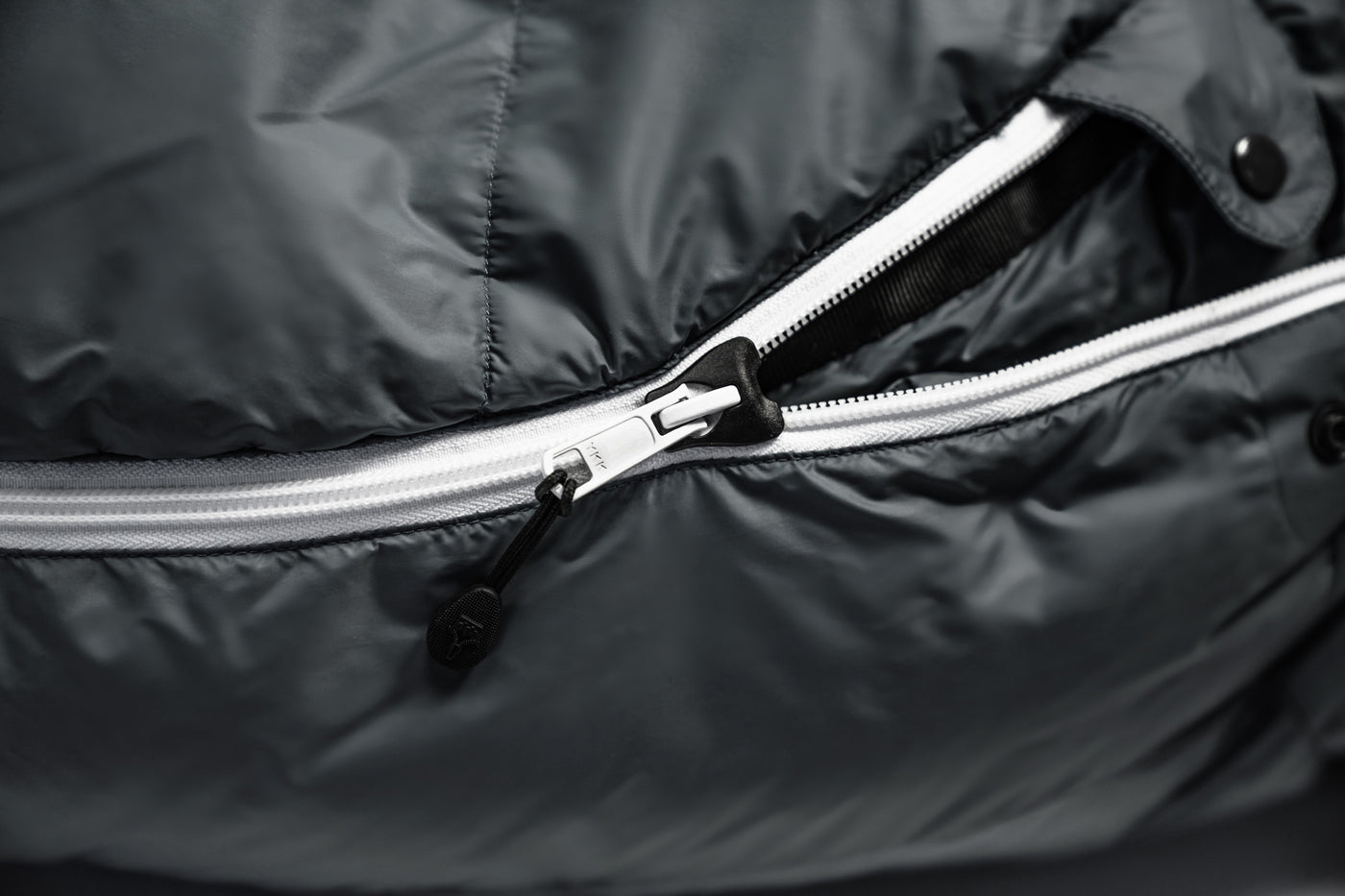 Grüezi bag Biopod Down Hybrid Ice Extreme 180 neuer Zipper der einzwicken verhindert