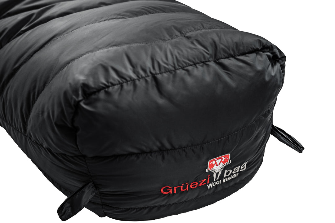 Grüezi bag Biopod Down Hybrid Ice Extreme 180 Fußbox