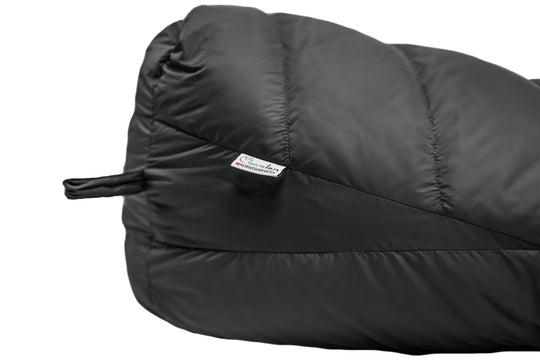 Grüezi bag Biopod Down Hybrid Ice Extreme 180 vorgeformter Fußbereich