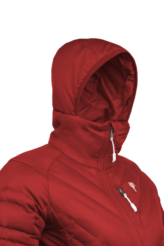 Grüezi bag Faithful DownWool Jacket W - Sportliche Kapuze die gut am Gesicht abschließt