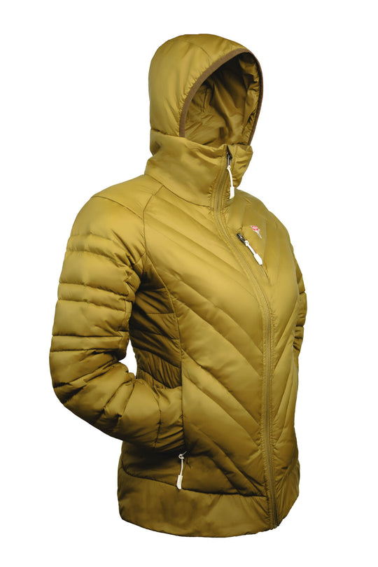 The Faithful DownWool Jacket W | Lime Gold
