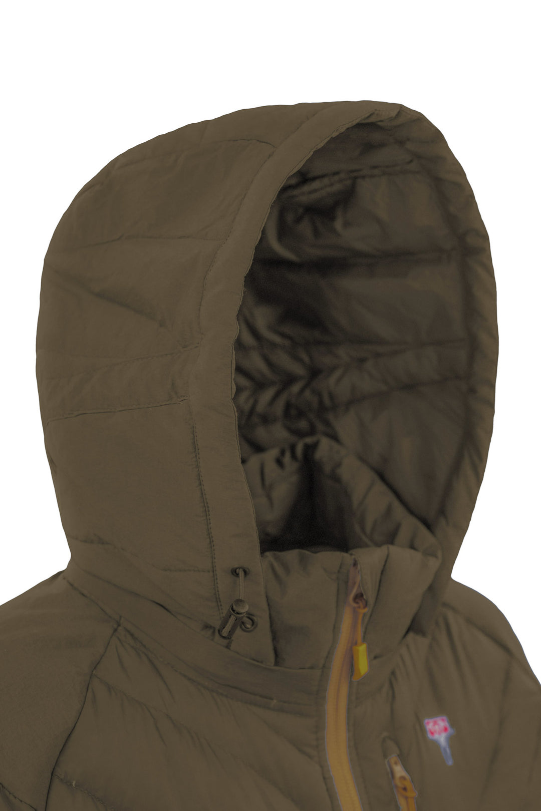 Grüezi bag Lightful DownWool Jacket M - Perfekt anpassbare und abnehmbare Kapuze.