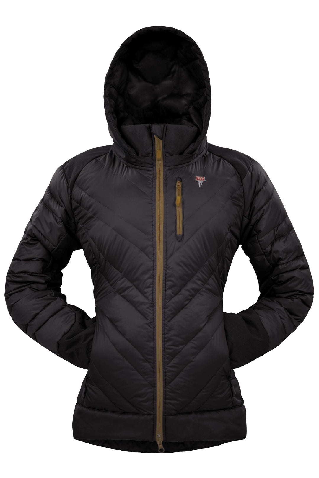 Grüezi bag Lightful DownWool Jacket W - V-Kammernkonstruktion