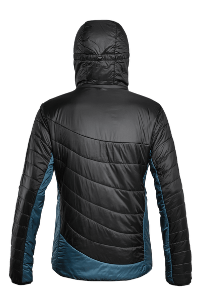Refreshful SilkWool Jacket | Black - Saphir Blue M